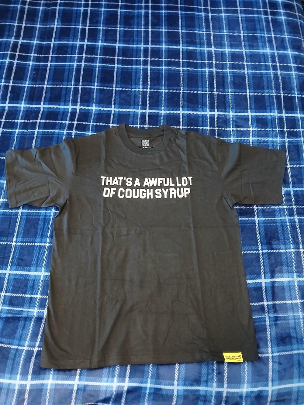 Awful Lot Of Cough Syrup Black Tee